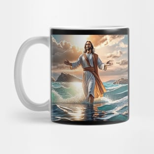 Jesus On Water Mug